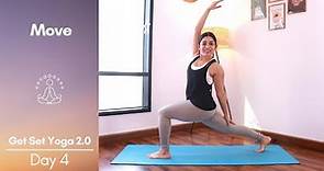 Day 4 | Move - 30 mins Full Body Vinyasa Yoga Flow | Get Set Yoga | Season 2 | Bharti Yoga