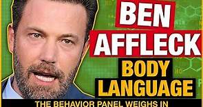 💥 Ben Affleck Howard Stern Interview: Jimmy Kimmel Show Body Language