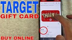 ✅ How To Buy A Target Gift Card Online 🔴