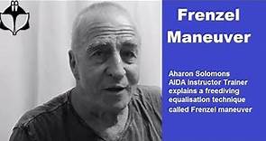 Aharon Solomons explains freediving equalization - Frenzel maneuver