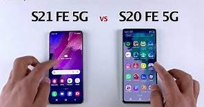 SAMSUNG S21 FE 5G vs S20 FE 5G | Speed Test