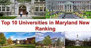 Top 10 Universities in Maryland, USA New Ranking | University of Maryland Baltimore