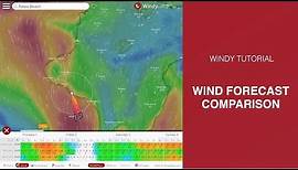 Wind Forecast Comparison - WINDY TUTORIAL