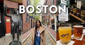 FIRST TIME TRAVELLING TO BOSTON, MASSACHUSETTS // 3-Day Travel Vlog in the United States