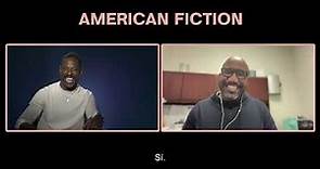 American Fiction: Entrevista exclusiva con Sterling K. Brown.