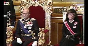 King Harald V sworn in as king of Norway