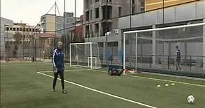 Luka Gugeshashvili goalkeeper training