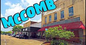 MCCOMB MISSISSIPPI DOWNTOWN AND HOOD GHETTO DRIVING TOUR - 4K