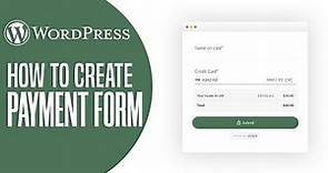 How To Make Payment Forms In WordPress | Easy Tutorial (2024)