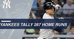 Yankees tally a record 267 home runs in 2018