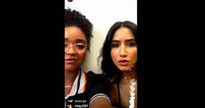 The bold Type: Aisha Dee and Nikohl Boosheri on instagram live 8/01/2017