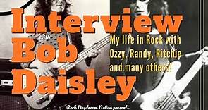 Bob Daisley interview- My life in Rock with Ozzy, Randy, Ritchie and Others!