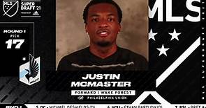 Welcome Justin McMaster