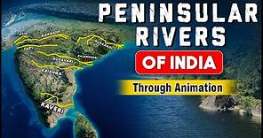 Indian Geography: Peninsular Rivers of India | Smart Revision through Animation | OnlyIAS
