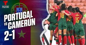 Highlights & Goals: Portugal vs. Camerún 2-1 | Rumbo al Mundial Femenino | Telemundo Deportes