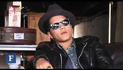 Bruno Mars Forbes interview YouTube