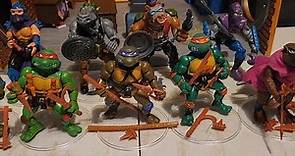 Original 1988 Teenage Mutant Ninja Turtles action figures by Playmates Toys TMNT
