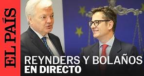 DIRECTO | Rueda de prensa de Félix Bolaños y Didier Reynders, comisario europeo de Justicia