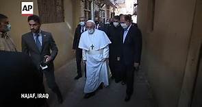 Pope Francis meets Grand Ayatollah al-Sistani in Najaf