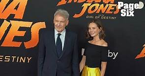 Calista Flockhart rewears 24-year-old skirt to ‘Indiana Jones’ premiere with Harrison Ford