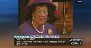 Oral Histories-Dorothy Height