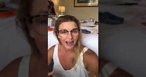 Wentworth’s Tammy Macintosh (Kaz Proctor) does her first Instagram live :)