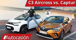 Citroën C3 AIRCROSS 2021 vs. Renault CAPTUR | Comparativa SUV / Review en español | #Autocasión
