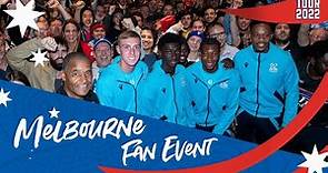 Nathaniel Clyne and team-mates meet Palace fans in Melbourne pub