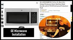 GE Microwave Installation