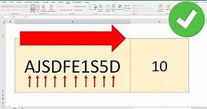Como contar caracteres de una celda en Excel