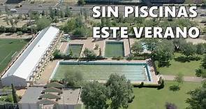 Las piscinas del polideportivo Luis Aragonés, cerradas en verano
