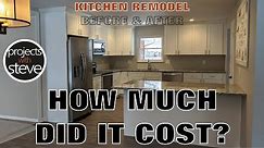 HOW MUCH DOES A NEW KITCHEN COST?? I TELL YOU EXACTLY WHAT I PAID! - KITCHEN REMODEL BEFORE & AFTER