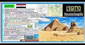 🇪🇬 L' EGITTO (riassunto Geografia)