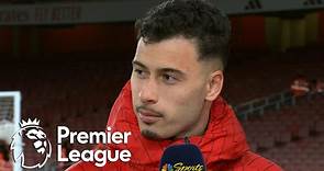 Gabriel Martinelli reacts to Arsenal's 3-1 win against Liverpool | Premier League | NBC Sports