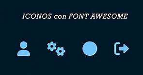 Como usar Iconos en HTML