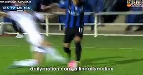 Alejandro Dario Gomez Gets Injured - Atalanta vs Sampdoria - Serie A - 28.09.2015