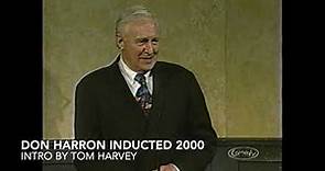 Don Harron's acceptance speech