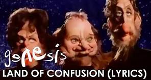 Genesis - Land Of Confusion (Official Lyrics Video)