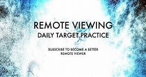 Remote Viewing Daily Target Practice - Dec 3, 2019