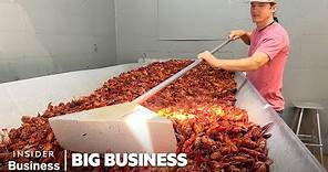 How A Louisiana Crawfish Company Harvests 60,000 pounds A Day | Big Business | Insider Business