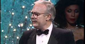 Edward Woodward Wins Best Actor TV Series - Golden Globes 1987