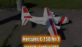 Hercules C130 (ASM/Ripmax) - RC Modell, Zusammenbau, Fahrwerksfunktion, Erstflug