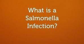 What is a Salmonella Infection? (Contaminated Food or Water)