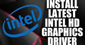 How To Install Intel HD Graphics Driver in Windows 10 Easy Tutorial