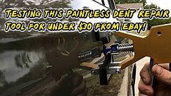 Cheap Ebay paintless dent repair tool that actually works!CHECK IT OUT!!!