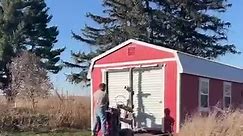 14' Wide Shed Delivery with Shed Mule! | Sun Rise Sheds