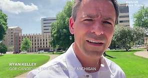 Michigan governor candidate Ryan Kelley talks arrest by FBI