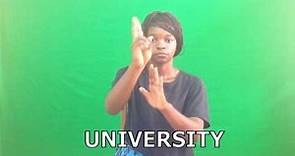 Zambian Sign Language Vocabulary U