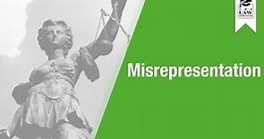 Contract Law - Misrepresentation