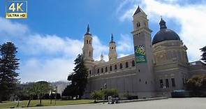 [4K] University of San Francisco Campus Walking Tour | San Francisco USF